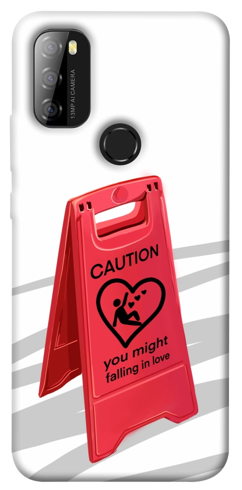 Чохол Caution falling in love для Blackview A70