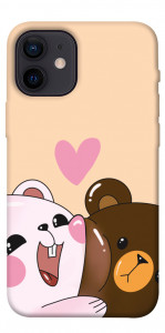 Чехол Медвежата для iPhone 12 mini