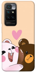 Чехол Медвежата для Xiaomi Redmi 10