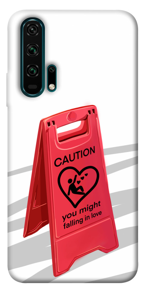 Чехол Caution falling in love для Huawei Honor 20 Pro