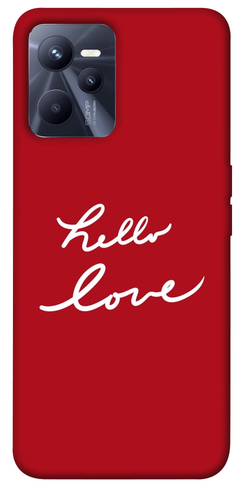 Чехол Hello love для Realme C35