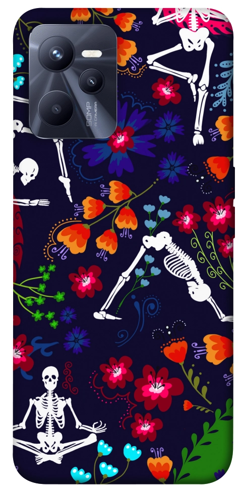 Чехол Yoga skeletons для Realme C35