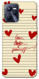 Чехол Love yourself для Realme C35