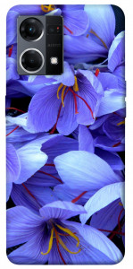 Чехол Фиолетовый сад для Oppo Reno 7 4G
