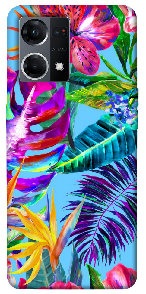 

Чехол Watercolor flowers для Oppo Reno 7 4G 1486570