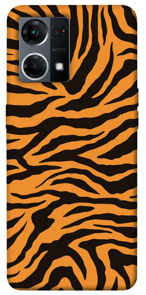 Чохол Tiger print для Oppo Reno 7 4G