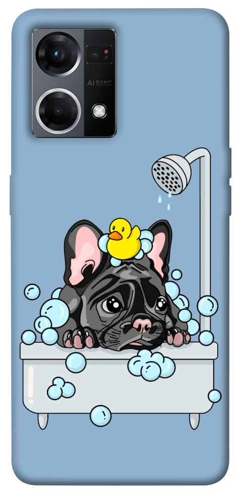 Чехол Dog in shower для Oppo Reno 7 4G