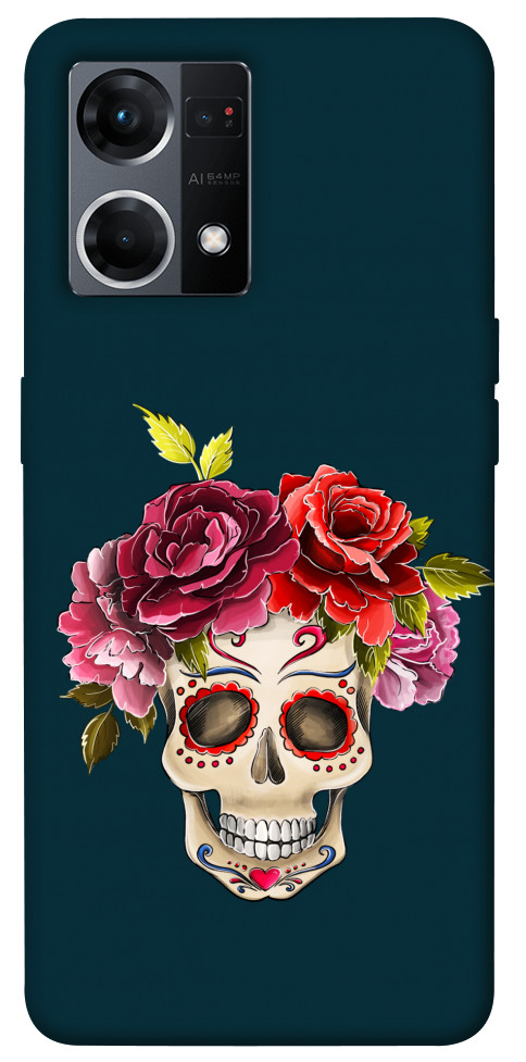 

Чохол Flower skull для Oppo Reno 7 4G 1486840