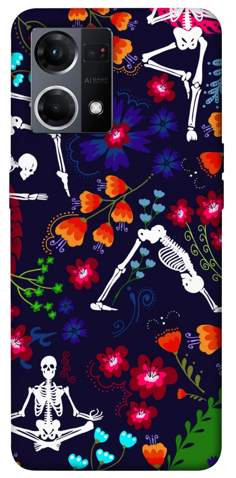 Чохол Yoga skeletons для Oppo Reno 7 4G