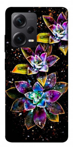 Чехол Flowers on black для Xiaomi Redmi Note 12 Pro 5G