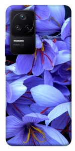 Чехол Фиолетовый сад для Xiaomi Poco F4 5G