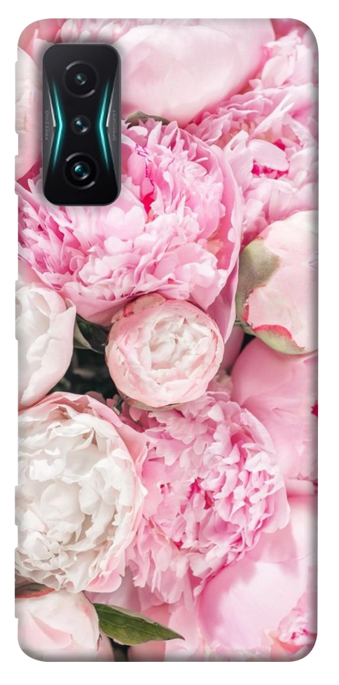 Чохол Pink peonies для Xiaomi Redmi K50 Gaming