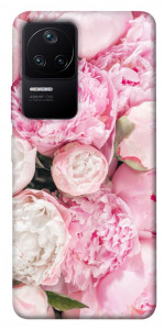 Чехол Pink peonies для Xiaomi Redmi K40S