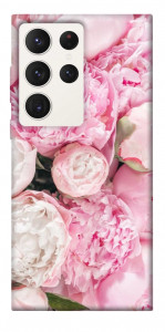 Чехол Pink peonies для Galaxy S23 Ultra