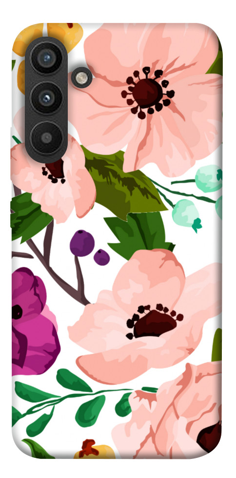 Чехол Акварельные цветы для Galaxy A34 5G