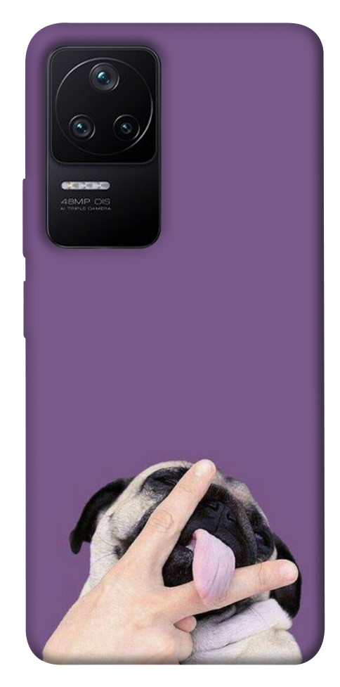

Чехол Мопс для Xiaomi Redmi K40S 1487417
