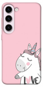 Чехол Unicorn love для Galaxy S23+