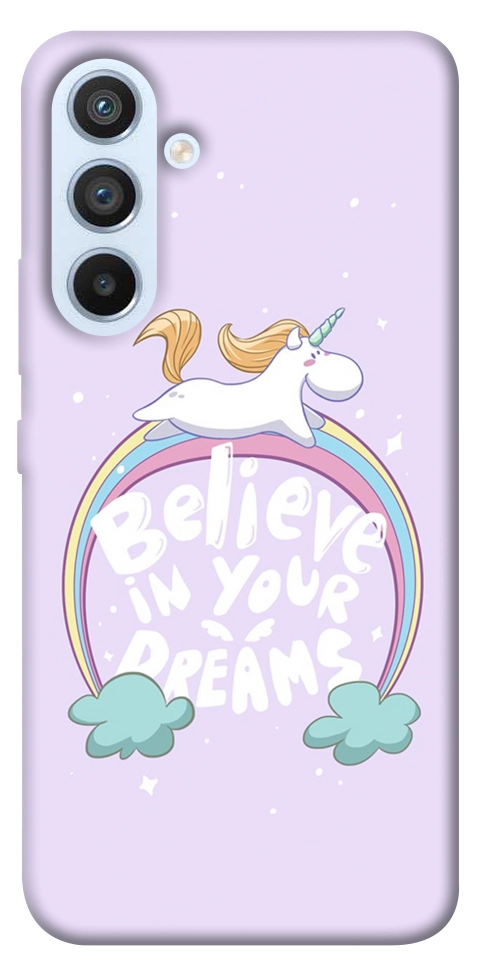 Чохол Believe in your dreams unicorn для Galaxy A54 5G