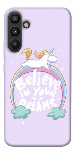 Чехол Believe in your dreams unicorn для Galaxy A34 5G
