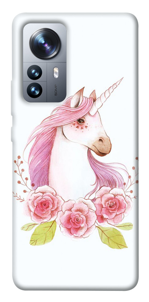 

Чехол Единорог с цветами для Xiaomi 12 Pro 1487930