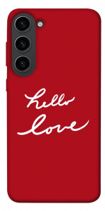 Чохол Hello love для Galaxy S23