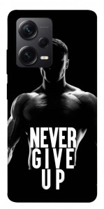 Чехол Never give up для Xiaomi Redmi Note 12 Pro 5G