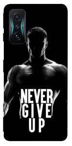 Чехол Never give up для Xiaomi Redmi K50 Gaming