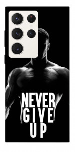 Чехол Never give up для Galaxy S23 Ultra