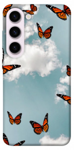 Чехол Summer butterfly для Galaxy S23+