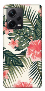 Чехол Tropic flowers для Xiaomi Redmi Note 12 Pro 5G