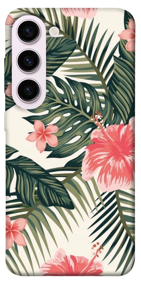 Чехол Tropic flowers для Galaxy S23+