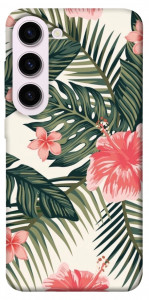 Чехол Tropic flowers для Galaxy S23+