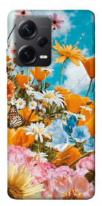 Чехол Летние цветы для Xiaomi Redmi Note 12 Pro 5G