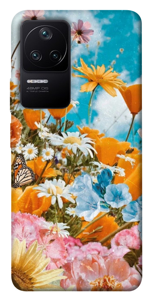 

Чехол Летние цветы для Xiaomi Redmi K40S 1490361