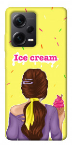 Чехол Ice cream girl для Xiaomi Redmi Note 12 Pro 5G