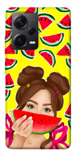 Чехол Watermelon girl для Xiaomi Redmi Note 12 Pro 5G