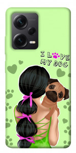 Чехол Love my dog для Xiaomi Redmi Note 12 Pro 5G