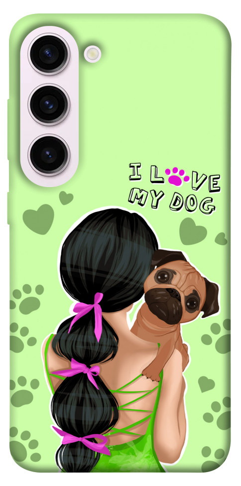 Чехол Love my dog для Galaxy S23+