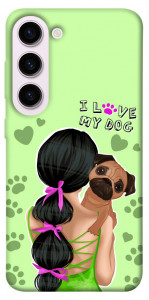 Чохол Love my dog для Galaxy S23+