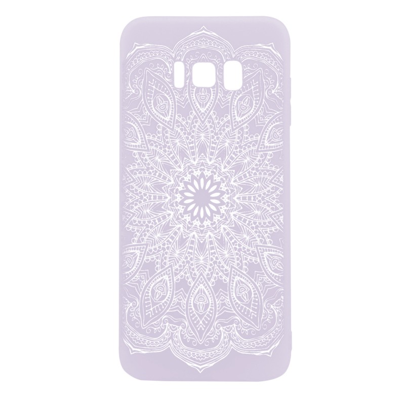 

TPU чехол матовый soft touch для Samsung G950 Galaxy S8 (Узор Белый) 61213