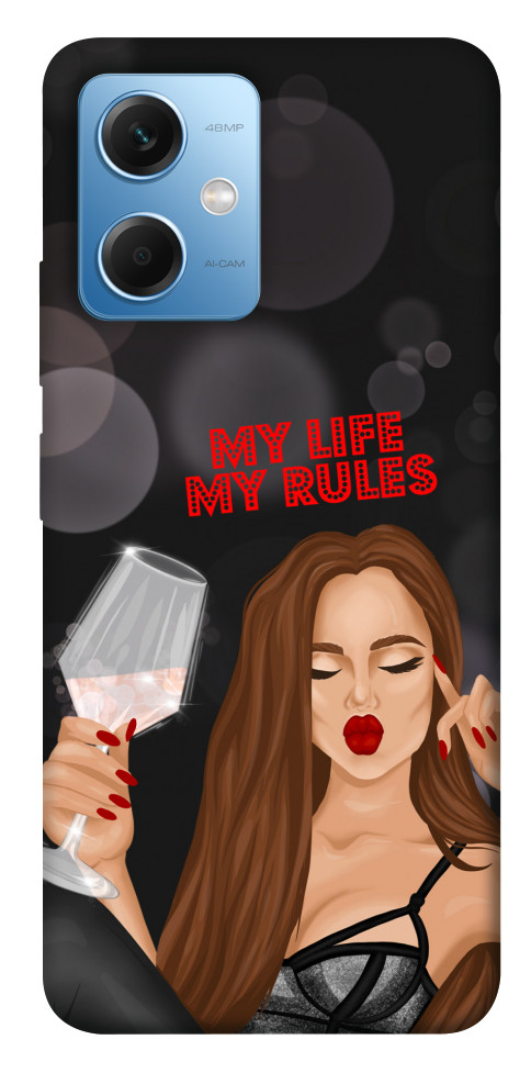 Чехол My life my rules для Xiaomi Redmi Note 12 5G