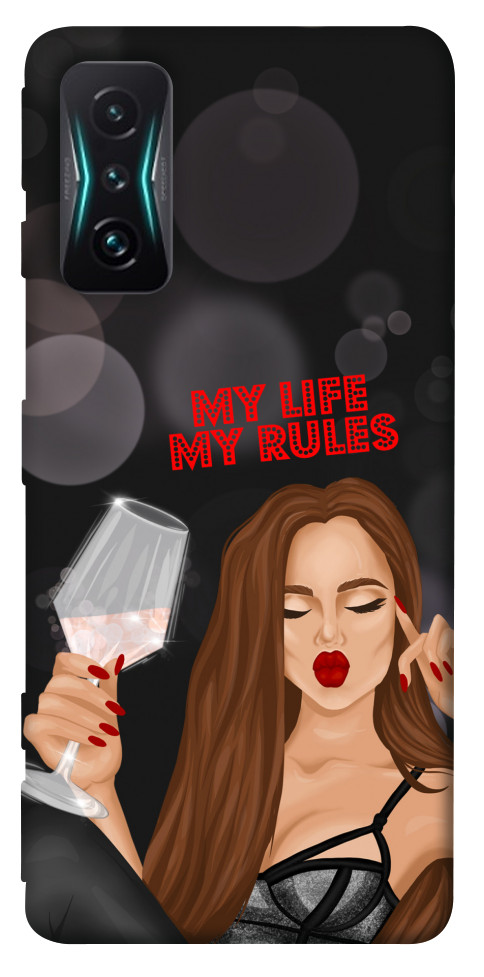 Чехол My life my rules для Xiaomi Redmi K50 Gaming