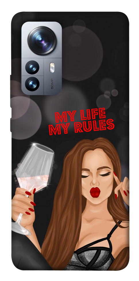 

Чехол My life my rules для Xiaomi 12 Pro 1491018