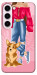 Чехол Girl and corgi для Galaxy S23+