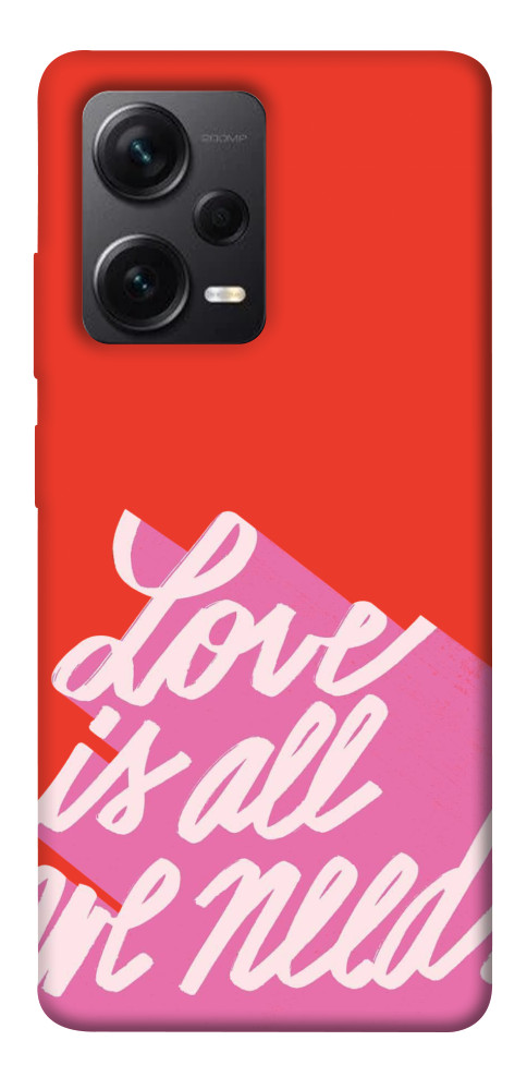 

Чехол Love is all need для Xiaomi Redmi Note 12 Pro 5G 1491734
