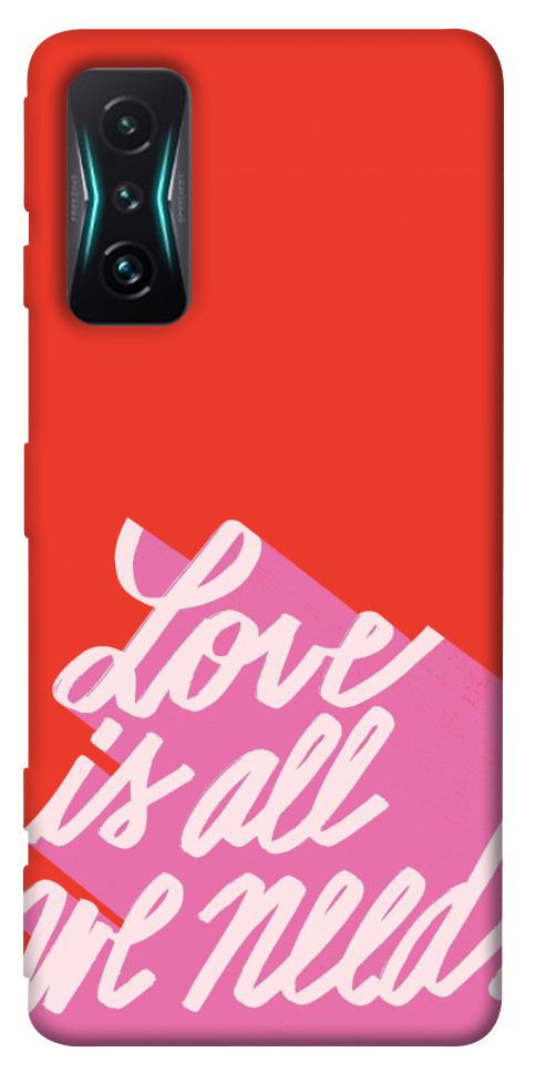

Чохол Love is all need для Xiaomi Redmi K50 Gaming 1491736