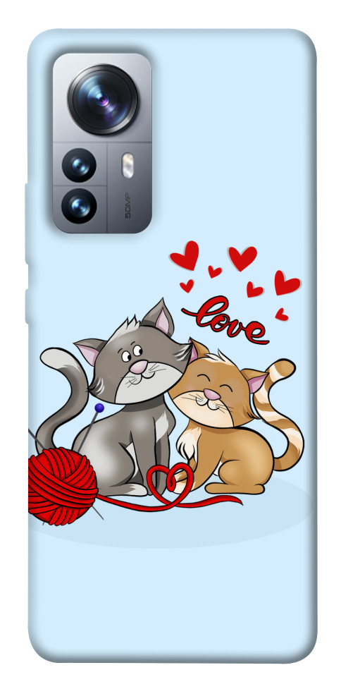 

Чехол Два кота Love для Xiaomi 12S Pro 1491803