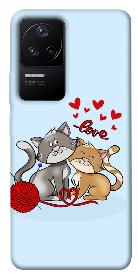 

Чехол Два кота Love для Xiaomi Poco F4 5G 1491813