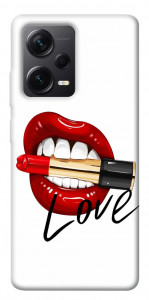 Чехол Красные губы для Xiaomi Redmi Note 12 Pro 5G