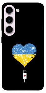 Чехол З Україною в серці для Galaxy S23+